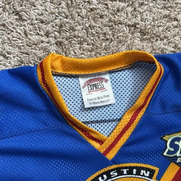 Vintage Austin Ice Bats Hockey Jersey Men’s Size Small WPHL ProJoy Minor League - Picture 4 of 10